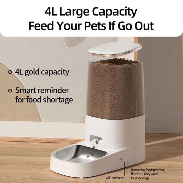 ROJECO Automatic Cat Feeder - 2 bays 5