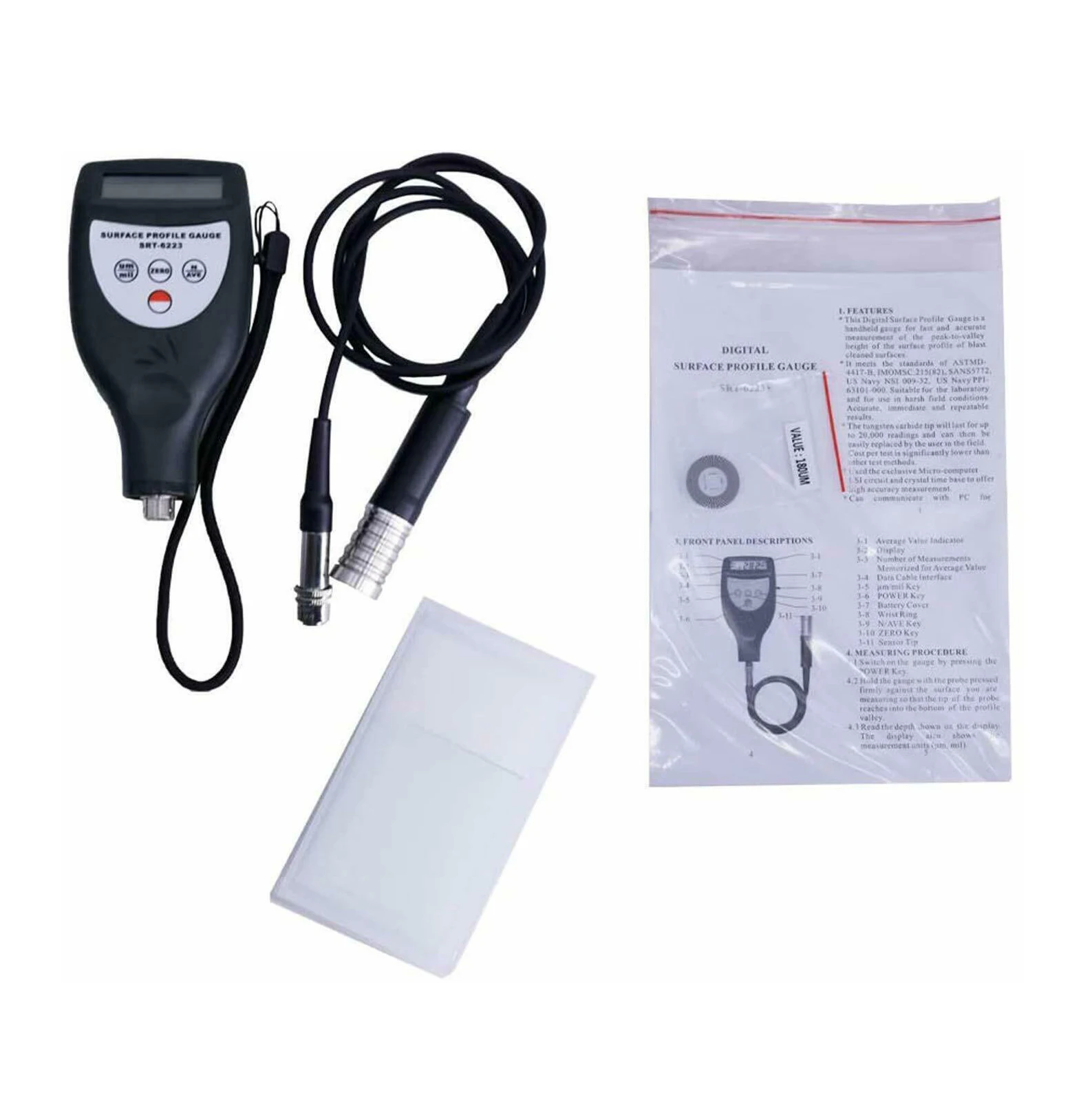 Купить Digital Blast Cleaned Surface Roughness Tester Surface Profile