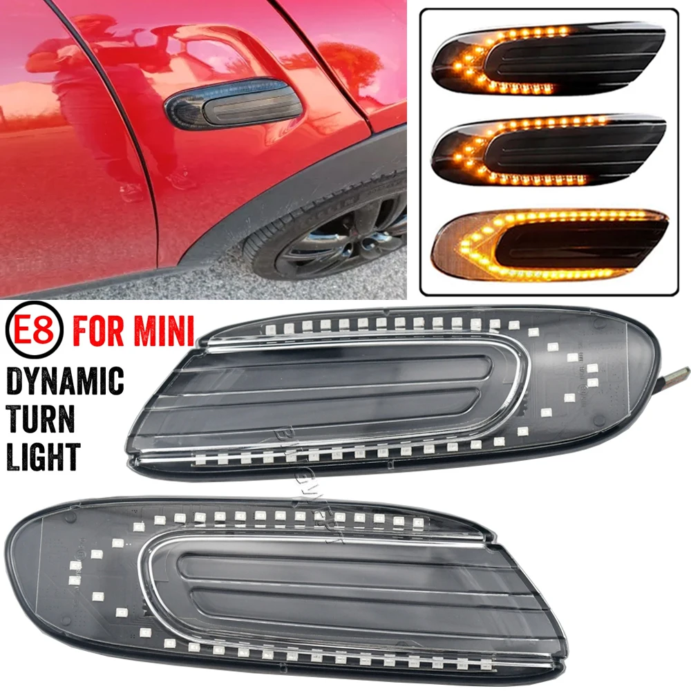 Фонарь поворота для Mini Cooper F55 F56 F57 2014-2017 боковой габаритный индикатор