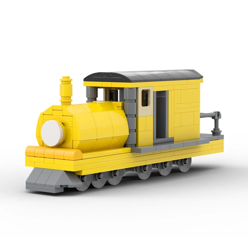

MOC DIY Charles Train Building Blocks City Architecture Model Diamond Brick Kit Assembly Toys for Children Birthday Gift