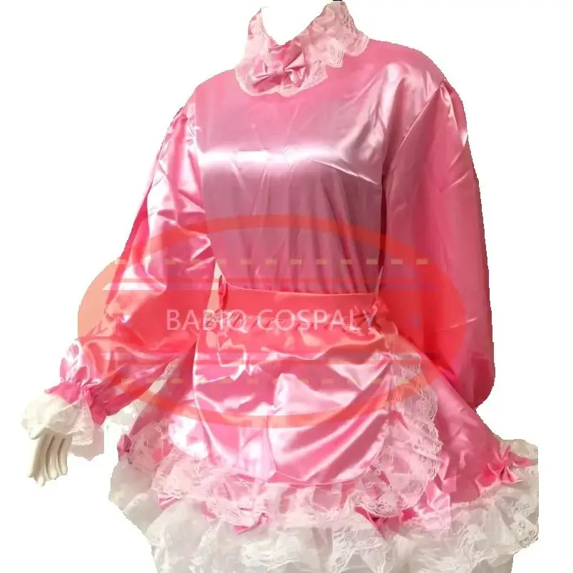 Сексуальное платье Sissy Cross Dressing для взрослых розовое короткое кованое ролевых игр