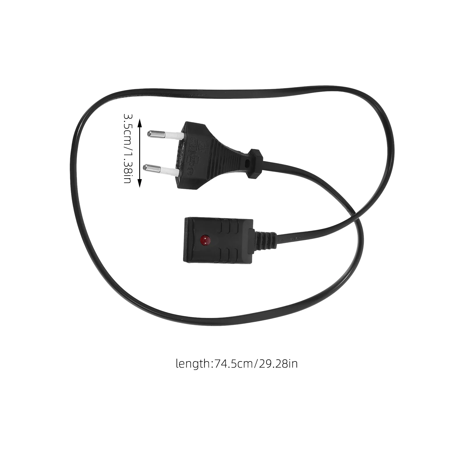 Вилка кабеля для зарядки бутылки с горячей водой электрических грелок рук