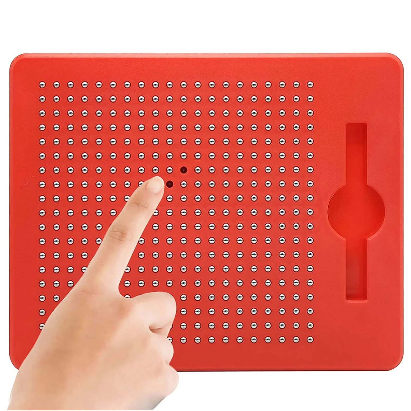 

Magnetic Drawing Board With Beads Magnet Writing STEM Learning Tablets For Kids 1-3 4-8 Small Travel Size Magnetic Doodle Board