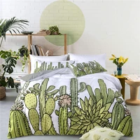 cactu print bedding set mexican cactu floral duvet cover with pillowcase home textiles single double queen king sizes bedclothes