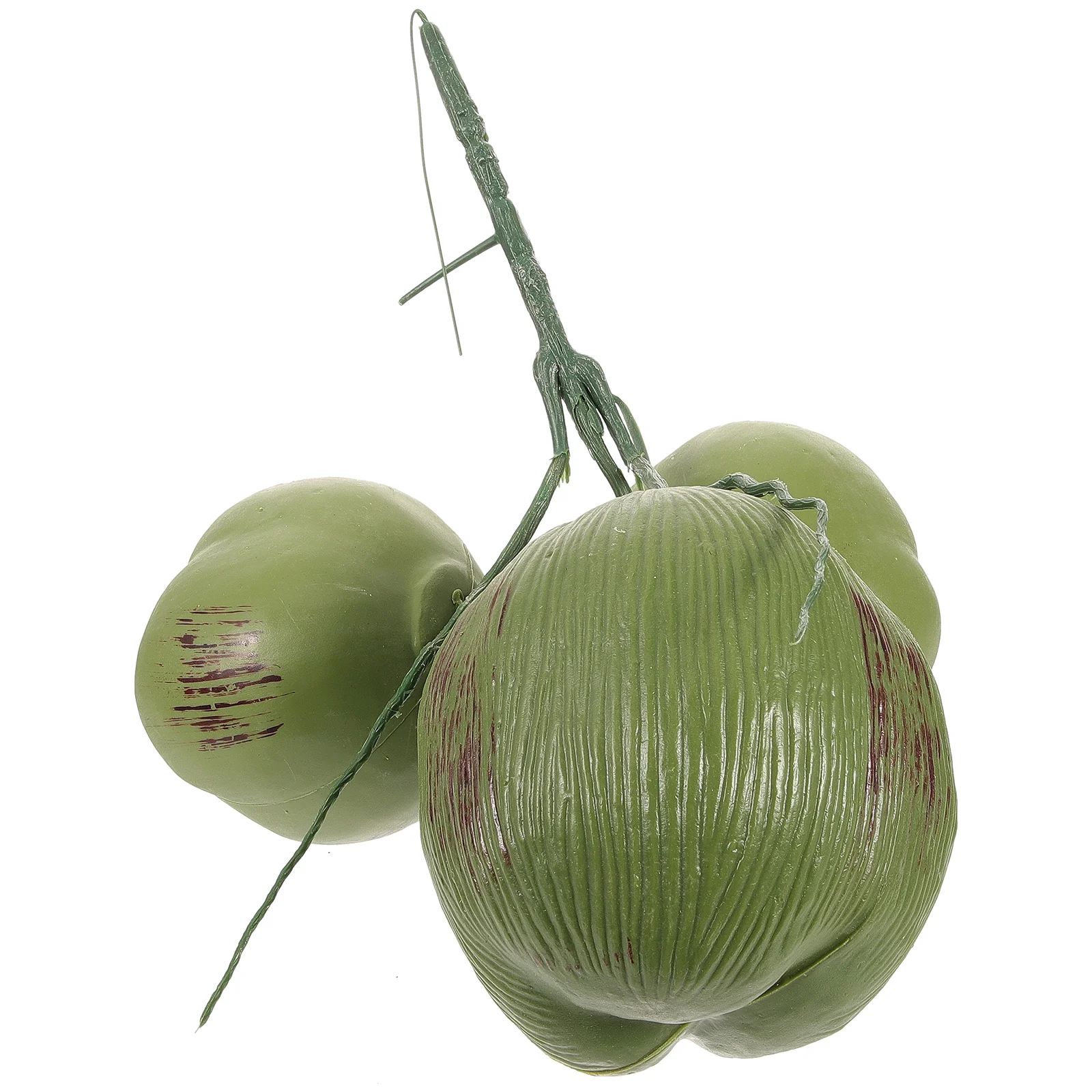 

Artificial Coconut Coconuts Props Photo Fake Fruit Plastic Farmhouse Decorations Banquet Tropical Party Supplies