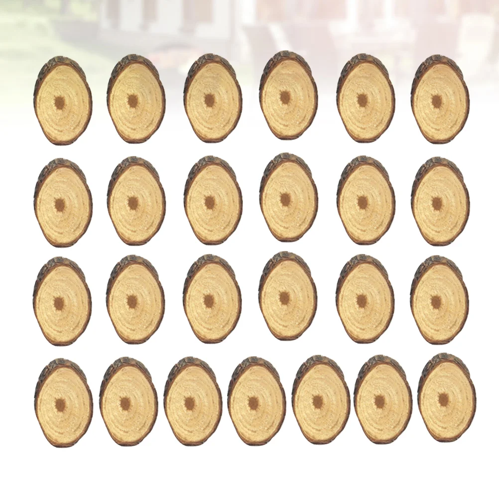 

Craft Wood Wooden Unfinished Pieces Father Shape Ornamentdecoration Day Diy Slices Ornaments Disc Chips Coasters