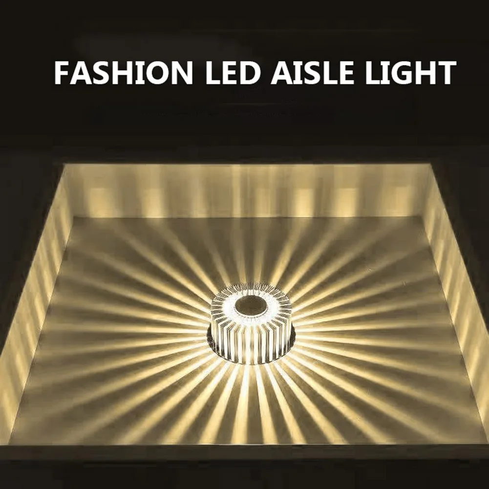 

LED Ceiling Fixture Energy Saving Corridor Lamp Protect Eyes Ceiling Spotlights Easy Installation Durable for Bedroom Bathroom