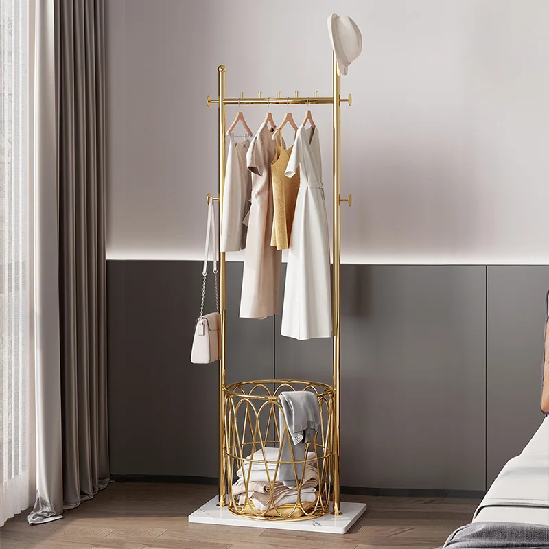 

Boutique Display Coat Rack Standing Entryway Storage Floor Drying Corner Coat Rack Living Room Tendedero De Ropa Household Items