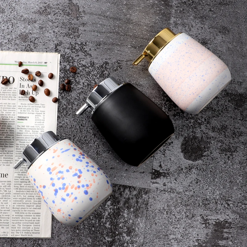 ceramic liquid soap dispenser bottle shower gel dispensers portable liquid soap bottle lotion dispensing bathroom accessories free global shipping