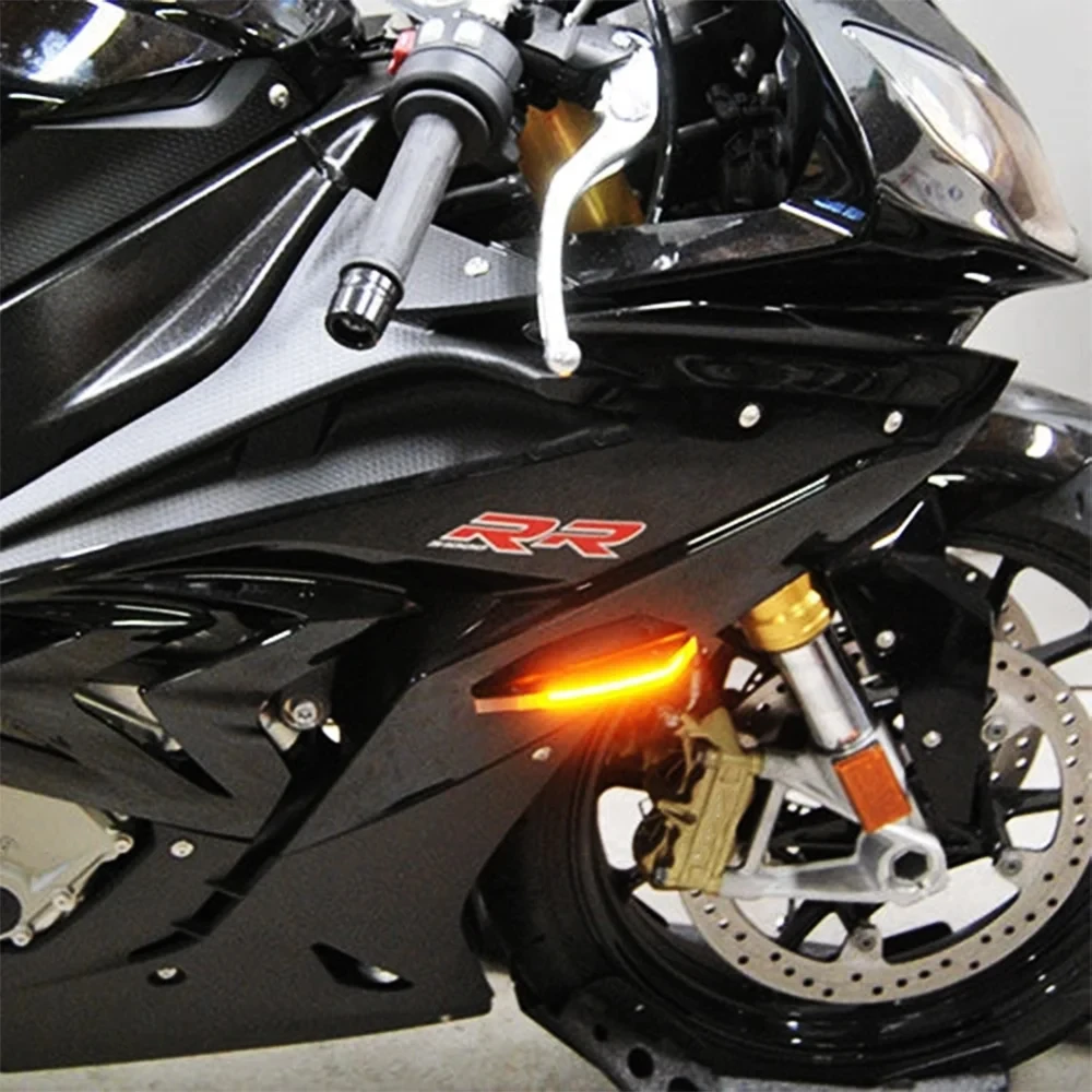 Фото S1000RR 2010-2019 Мотоциклетные указатели поворота S 1000RR S1000 RR для BMW S 1000 RR S1000RR Аксессуары Светодиодные передние указатели поворота №2
