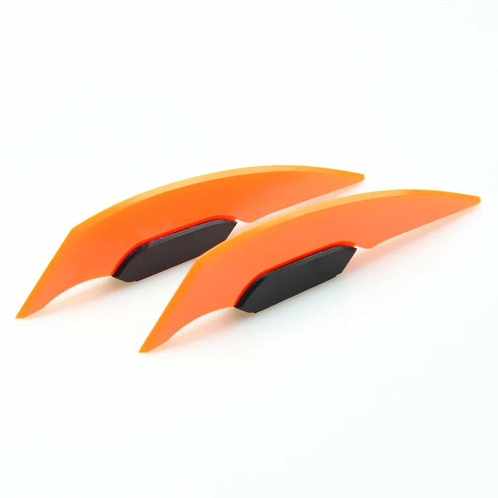 

Exterior Fairing Sticker Spoiler Sticker Wing 14.2*2.9CM 2PCS Decoration