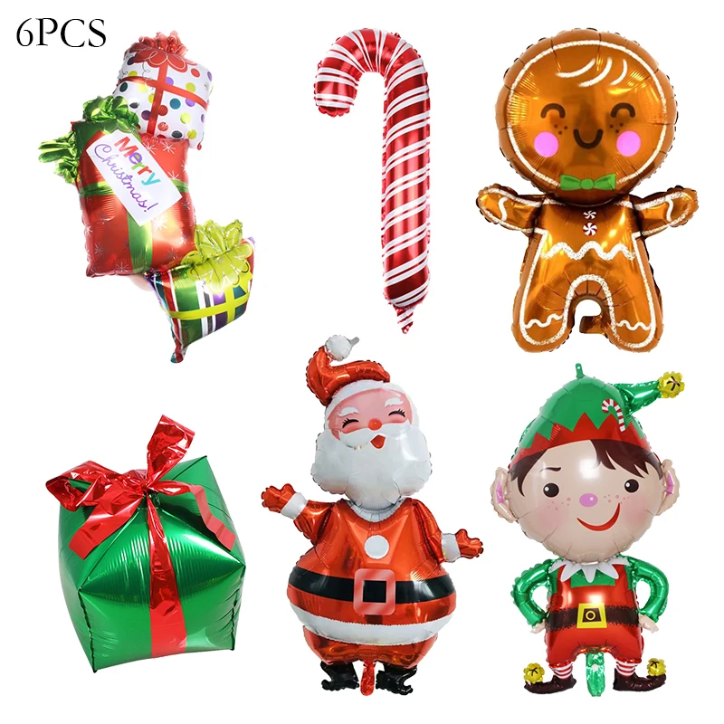 Мультяшные шары с надписью &quotMerry Christmas&quot