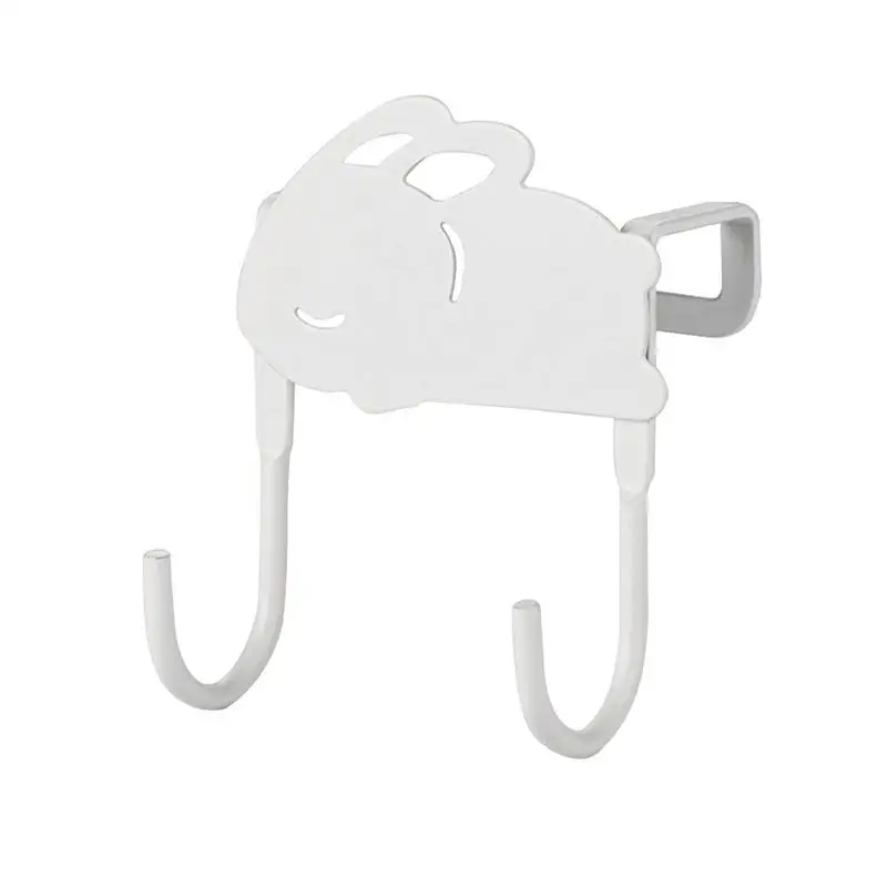 

Over The Cabinet Door Organizer Punch Free Hanger Hook With Rabbit Home Storage Space-saving Organization Hooks For Kitchen