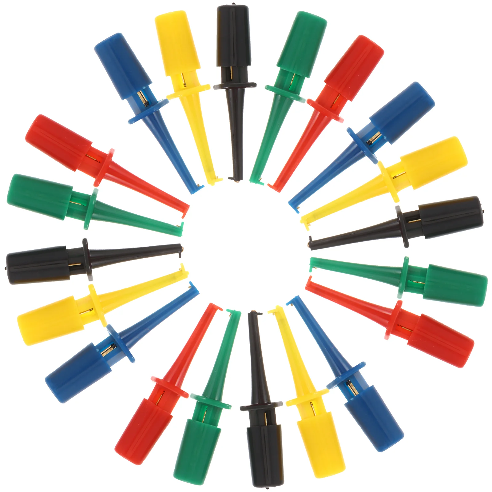 

Mini Test Probe Grabber Test Probe Grabber Meter Mini Grabber Test Round Test Hook Plastic Test Probe Clips
