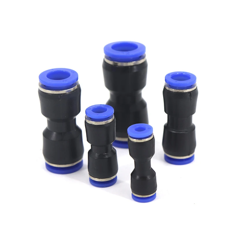 Пневматический вставной редуктор PU4/6/8/10/12/14/16 PG6-4 8-4 8-6 10-8 12-10 16-12 мм