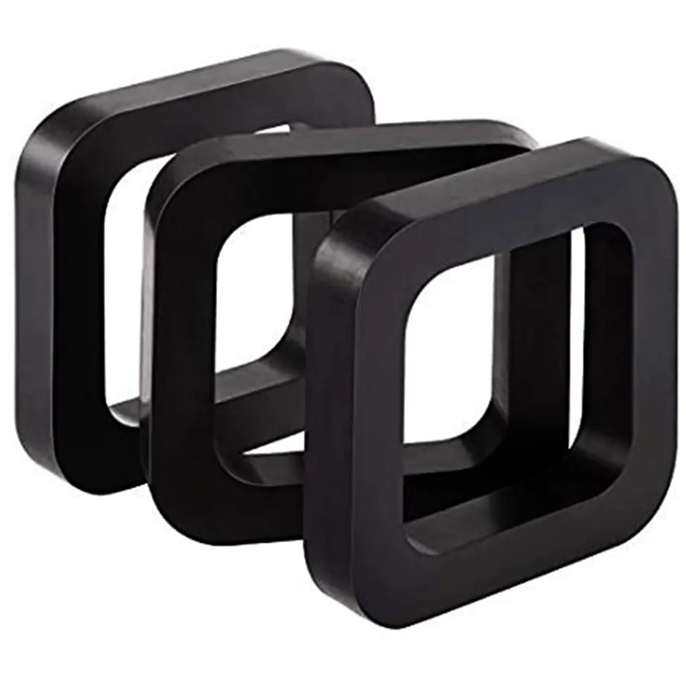 

3pcs Noise Reduce Vehicle Trailer Square For Adjustable Ball Mounts Black Carriers Universal Hitch Receiver Silencer Pad Cushion