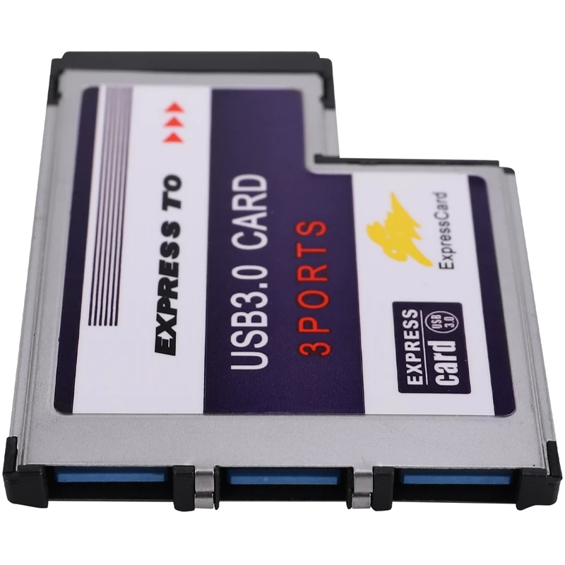 3-портовый скрытый внутренний USB 3.0 адаптер-конвертер для Express Card 54 мм, чипсет FL1100-A69M (art.: 3920dad1ece72) - 3920dad1ece72