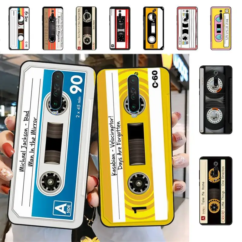 

Vintage Tape Phone Case for Redmi 5 6 7 8 9 A 5plus K20 4X 6 cover