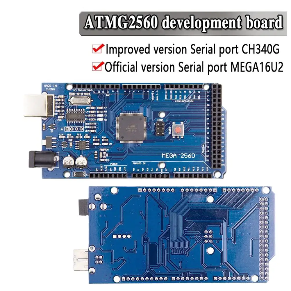

MEGA2560 R3 Improved Version CH340 Development Board MEGA 2560 R3 USB Board Development Board For Arduino E5V5