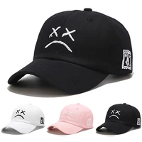 unisex fashion baseball cap summer outdoors casual embroidery crying hip hop caps bend visor adjustable snapback cotton cap