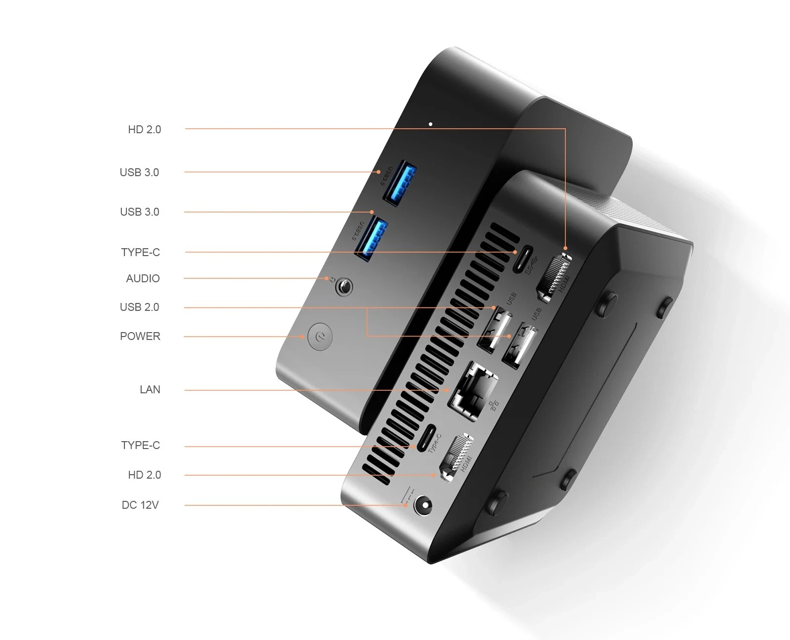 Портативный Wi-Fi 6 мини-ПК Windows 11 Intel Core i9 8950HK Celeron N5095