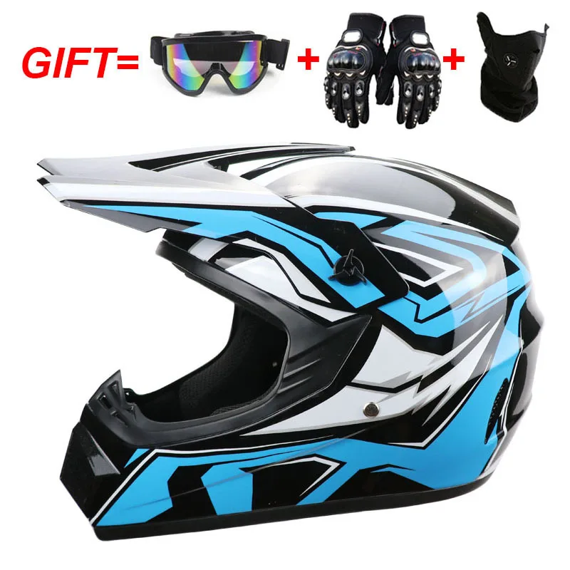 

Send 3 pieces gift children and adolescent off-road motorcycle Rally shelmet bike downhill cool kart AM DH casco cross helmet