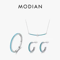 925 sterling silver vintage turquoise necklace ring and stud earrings set bohemian style pendant jewelry sets wedding gift