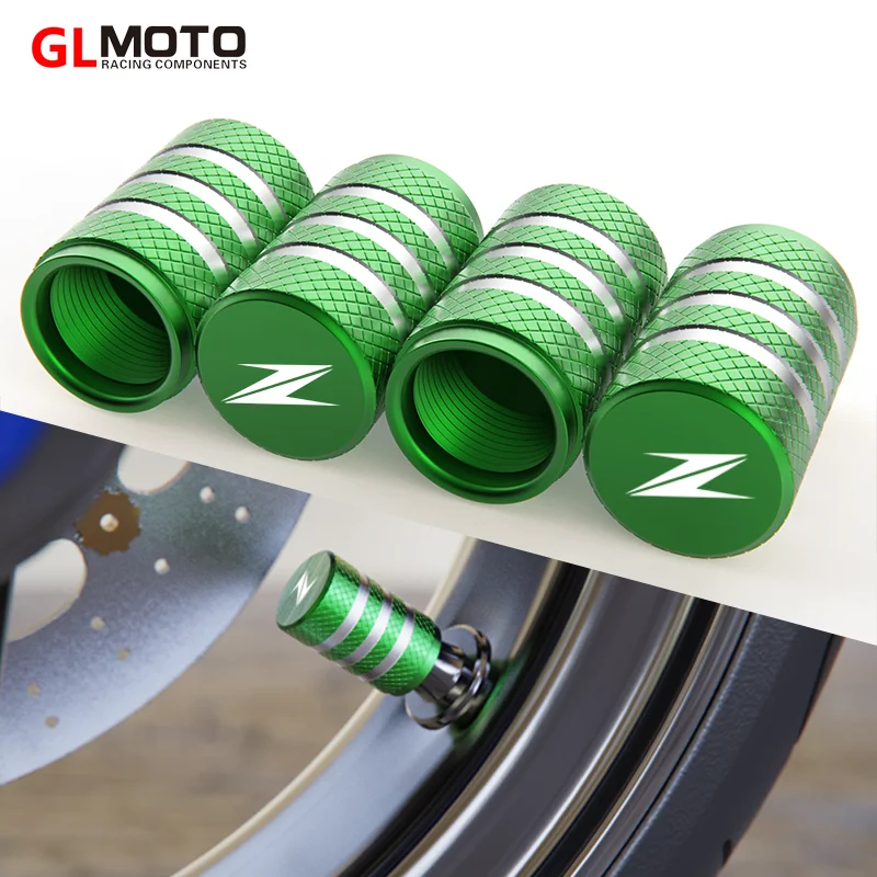 

Motorcycle Wheel Tire Valve Cover Cap Plug CNC Accessories With Logo Z For KAWASAKI New Z400 2019 Z900 Z1000 Z800 Z750 Z300 Z650