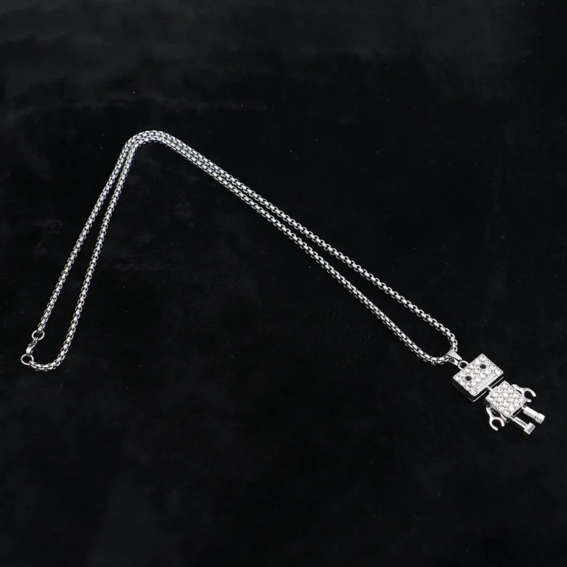 Подвеска в стиле хип-хоп с бриллиантами для пар