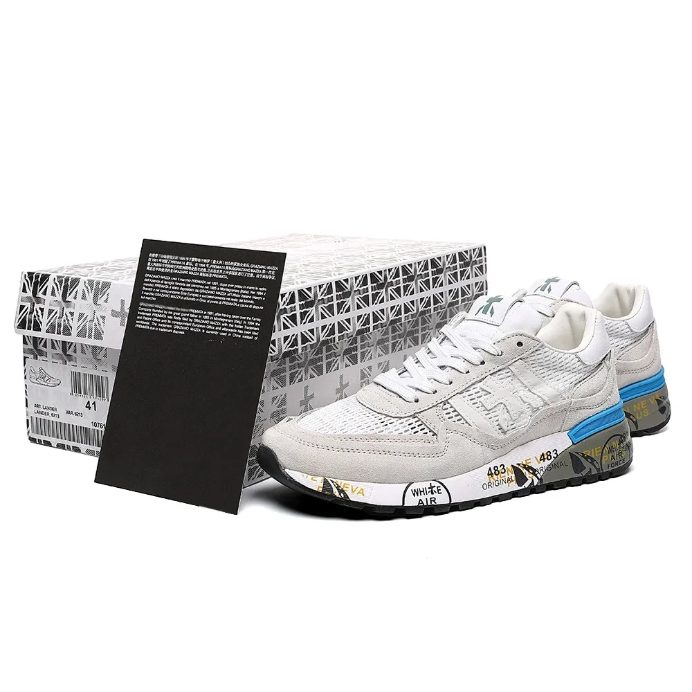 PREMIATA мужские легкие роскошные универсальные сетчатые дышащие амортизирующие