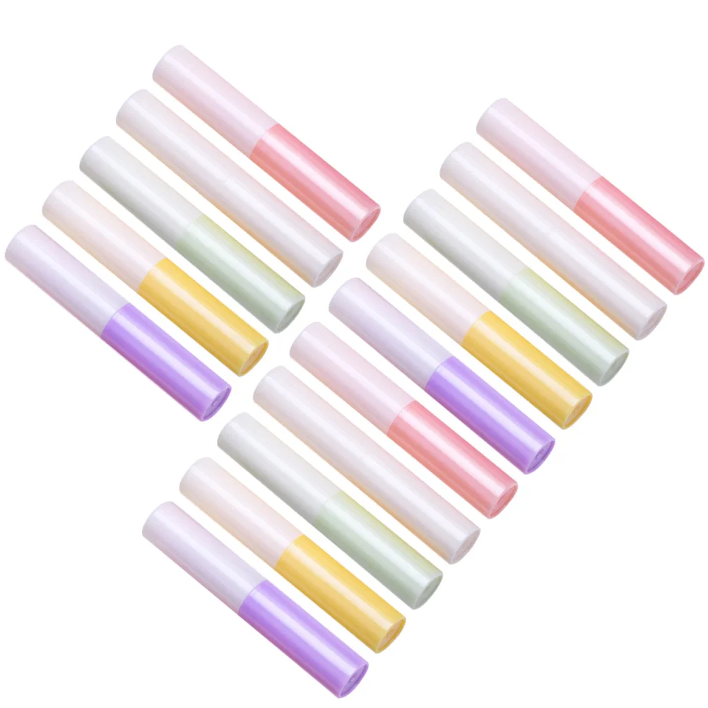 

15pcs Practical Lipstick Lip Balm DIY Containers Empty Tubes for Lipstick DIY