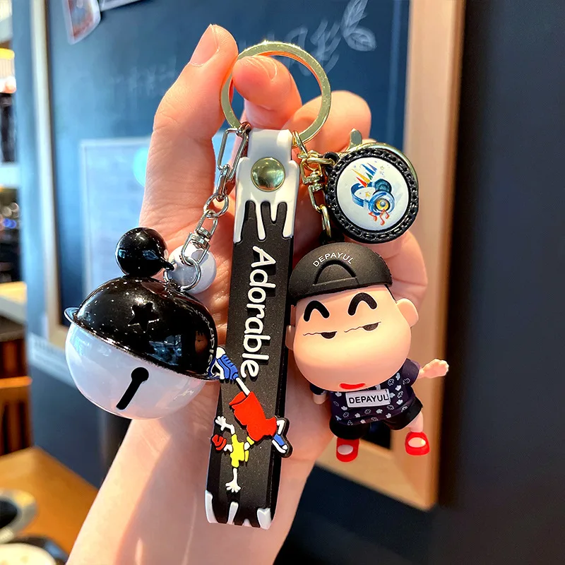 Crayon Shin-chan креативный строительный брелок Kawaii Подвеска Аксессуары подарок на день