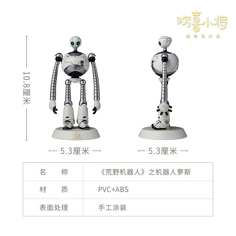 Коллекционная фигурка Huanxi Xiaojiang The Wild Robot Roz, высококачественная ПВХ-статуэтка, настольное украшение, декор для дома (art.: 3920db58e40a4) - 3920db58e40a4