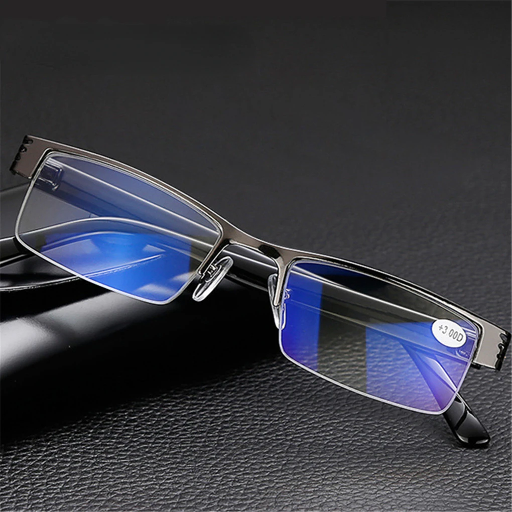 

Women Titanium Alloy Blue Film Resin Reading Glasses Prescription Eyeglasses +1.00 1.50 2.00 2.50 3.00 3.50 4.00 Diopter trendin