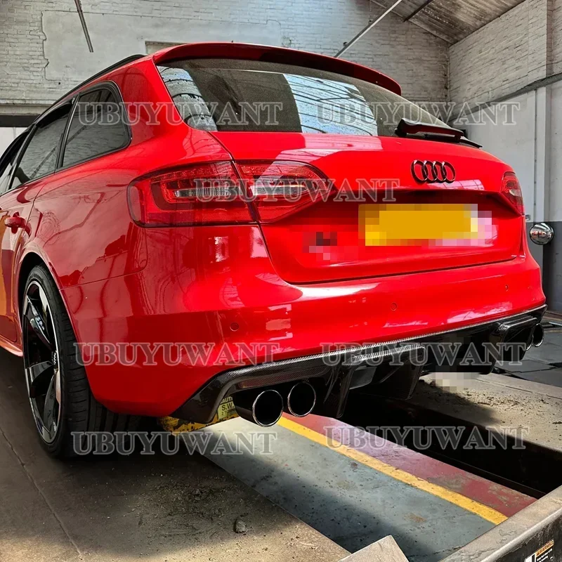 Задний бампер диффузор спойлер для Audi A4 B8 B8.5 Avant/Allroad 2008-2016 Style S4 RS4