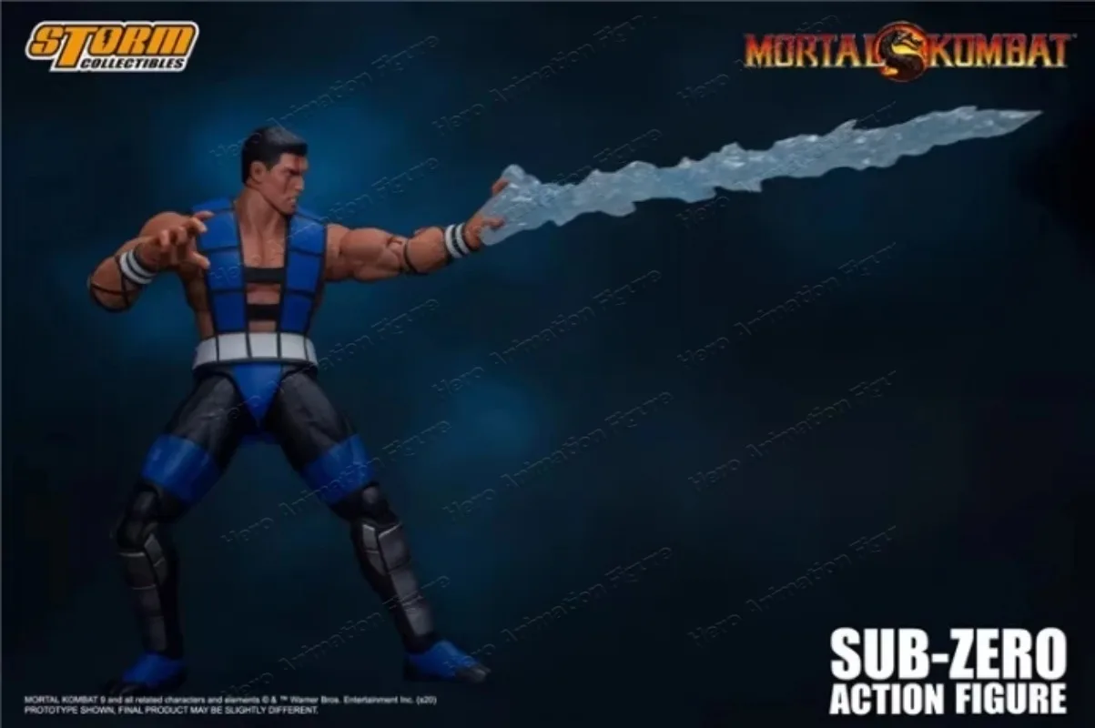 Фото В наличии: Коллекционная фигурка Storm Collectibles в масштабе 1/12, Mortal Kombat Sub-Zero, издание Revealed Edition, классическая модель игрушки №4