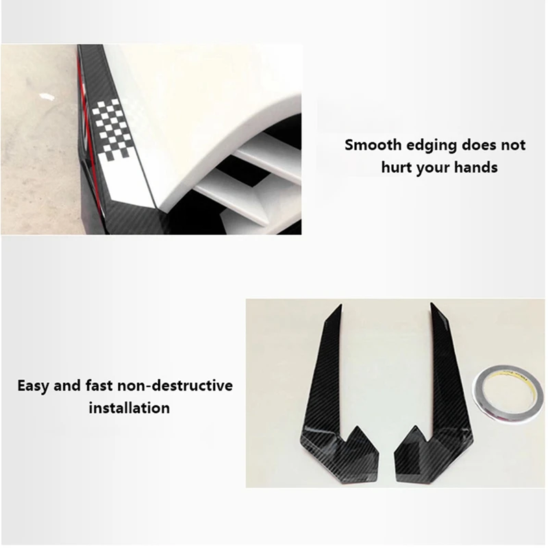 4 шт. автомобильный передний бампер для Honda Civic 10 Type-R 2019-2021