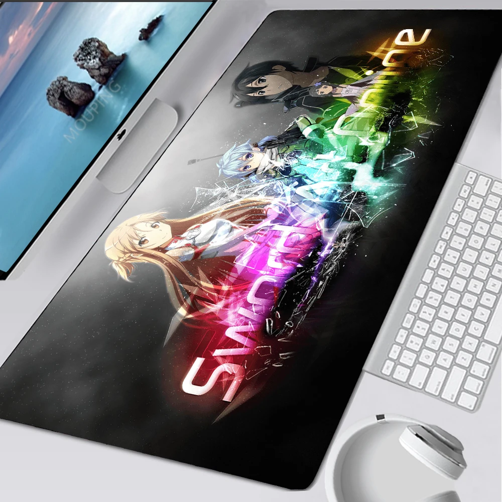 

Sword Art Online Mouse Pad Anime Janpanese Setup Gamer Computer Game Carpet Gaming Accessories Room Decor Special Design Playmat