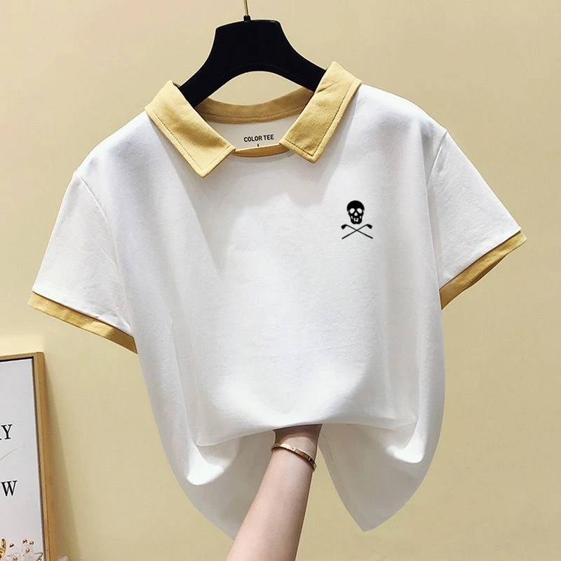 Women's Golf Clothing 2022 Summer Golf Short Sleeve Women's Golf Wear Golf T-shirt Women's Golf Wea Tennis Female Malbon Golf