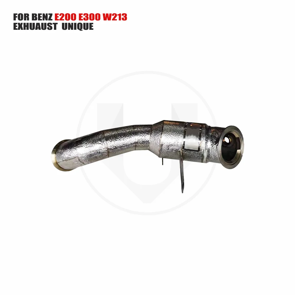 

UNIQUE Car Accessories Exhaust Downpipe High Flow Performance for Mercedes-Benz W213 2020 With OPF Catalytic Converter