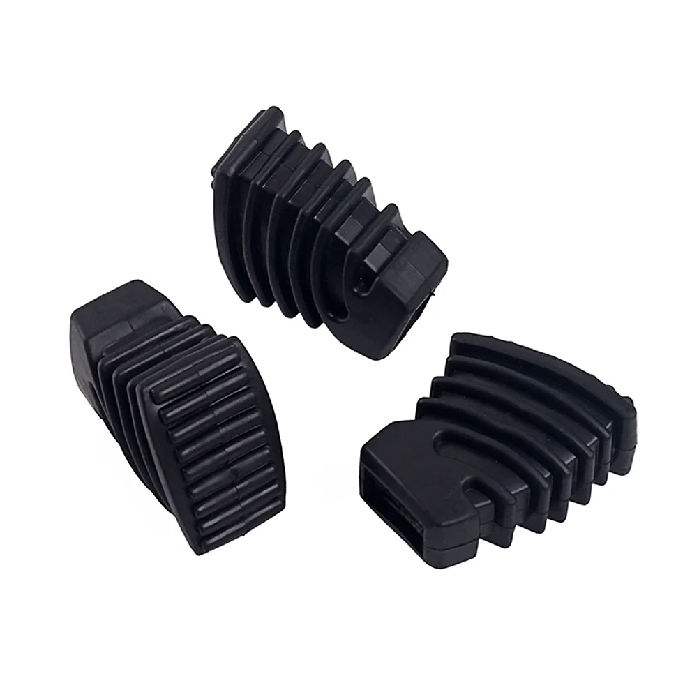 

3pcs Drum Rubber Feet for Drum Cymbal Stand Rack Bracket Percussion Parts S Size WC11 (Black)