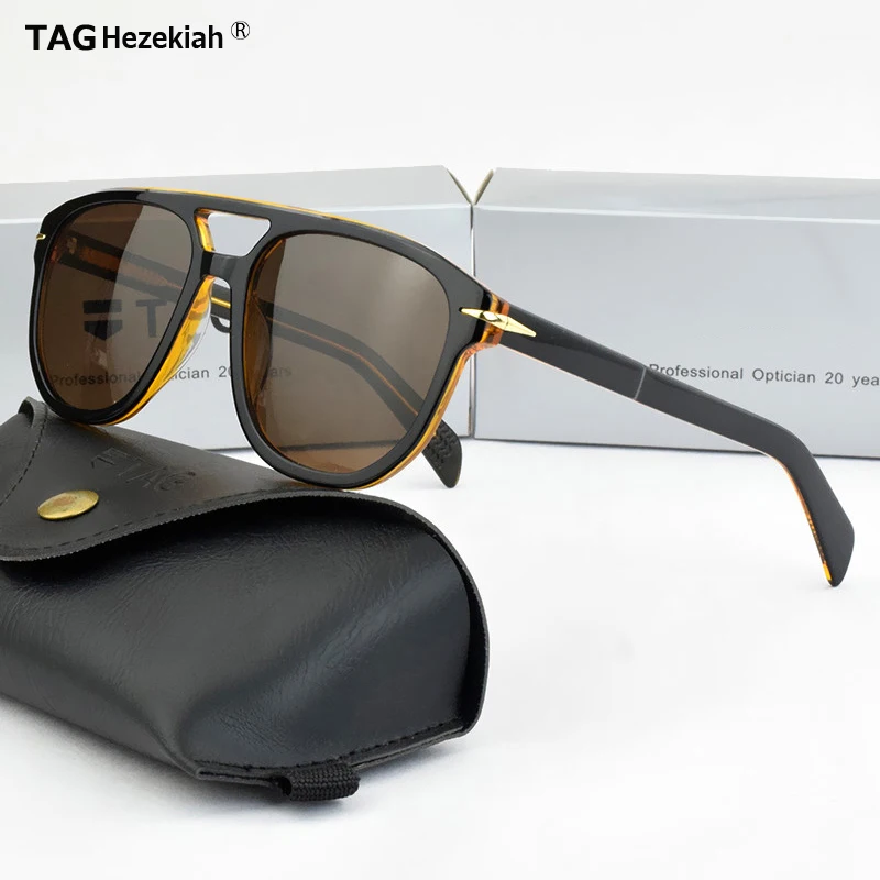 Брендовые Винтажные Солнцезащитные Очки TAG Hezekiah для мужчин и женщин D7080S ретро