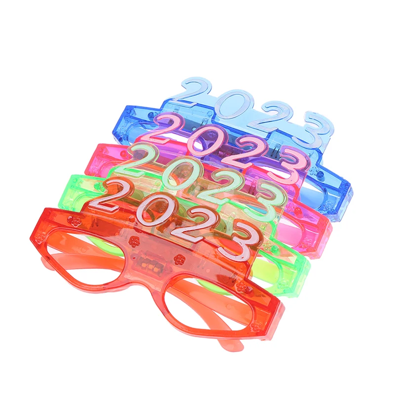 

Светящиеся очки 2023, четыре светодиосветодиодный, светящиеся рождественские очки, светящиеся очки с повязкой на голову, мигающие глаза, това...