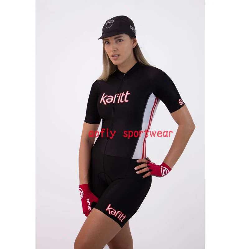 

2020 kafitt Triathlon Women‘s clothes Cycling Jersey Skinsuit Jumpsuit Maillot Clothing Cycling skinsuit Set summer bicycle suit