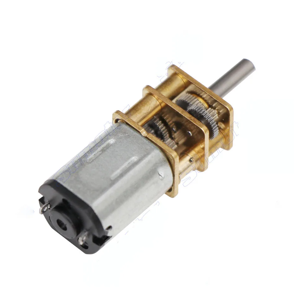 Маленький Металлический редукторный двигатель 12GA N20, постоянный ток 3 в, 6 в, 12 В, 15-1000 об/мин для дистанционного управления смарт-автомобилем, модель робота «сделай сам», двигатель, игрушки, Электрический дверной замок
