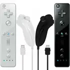 Беспроводной пульт дистанционного управления геймпад для Nintendo Wii Nunchuck для Nintendo Wii Пульт дистанционного управления Джойстик дополнительно Motion Plus