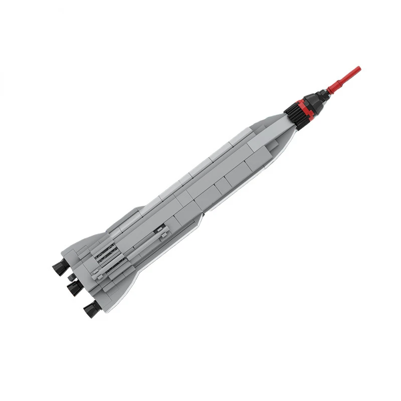 

Creative assembling space series mercury project Hercule rocket building block decoration adult desktop model building block toy