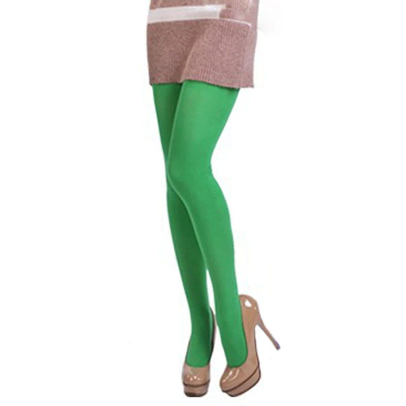 Весенне-летние 120d бархатные цветные колготки большие эластичные носки большого  размера шелковые чулки | AliExpress