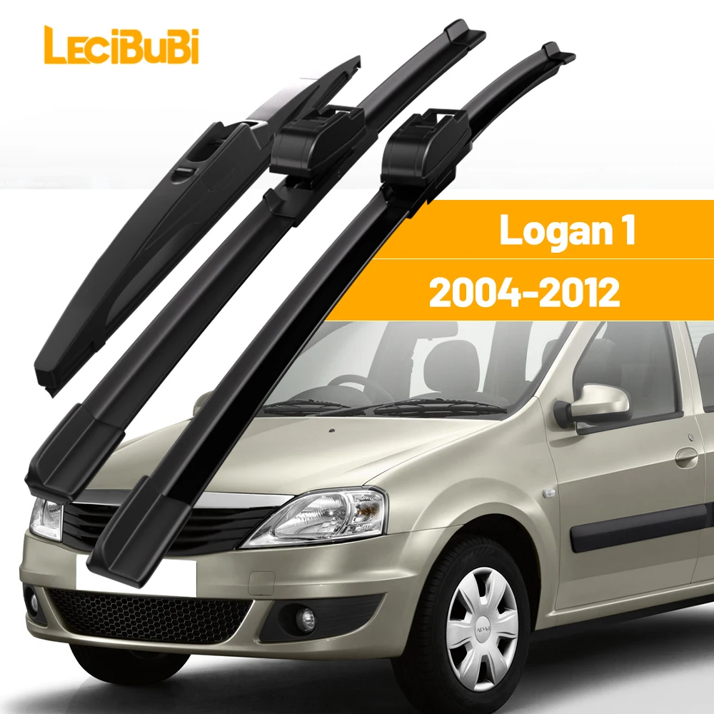 

Щетки Стеклоочистителя Для Renault Logan 1 2004-2012, Передние И Задние, Комплект Для Очистки Стекол 2005-2012, Черная Резина