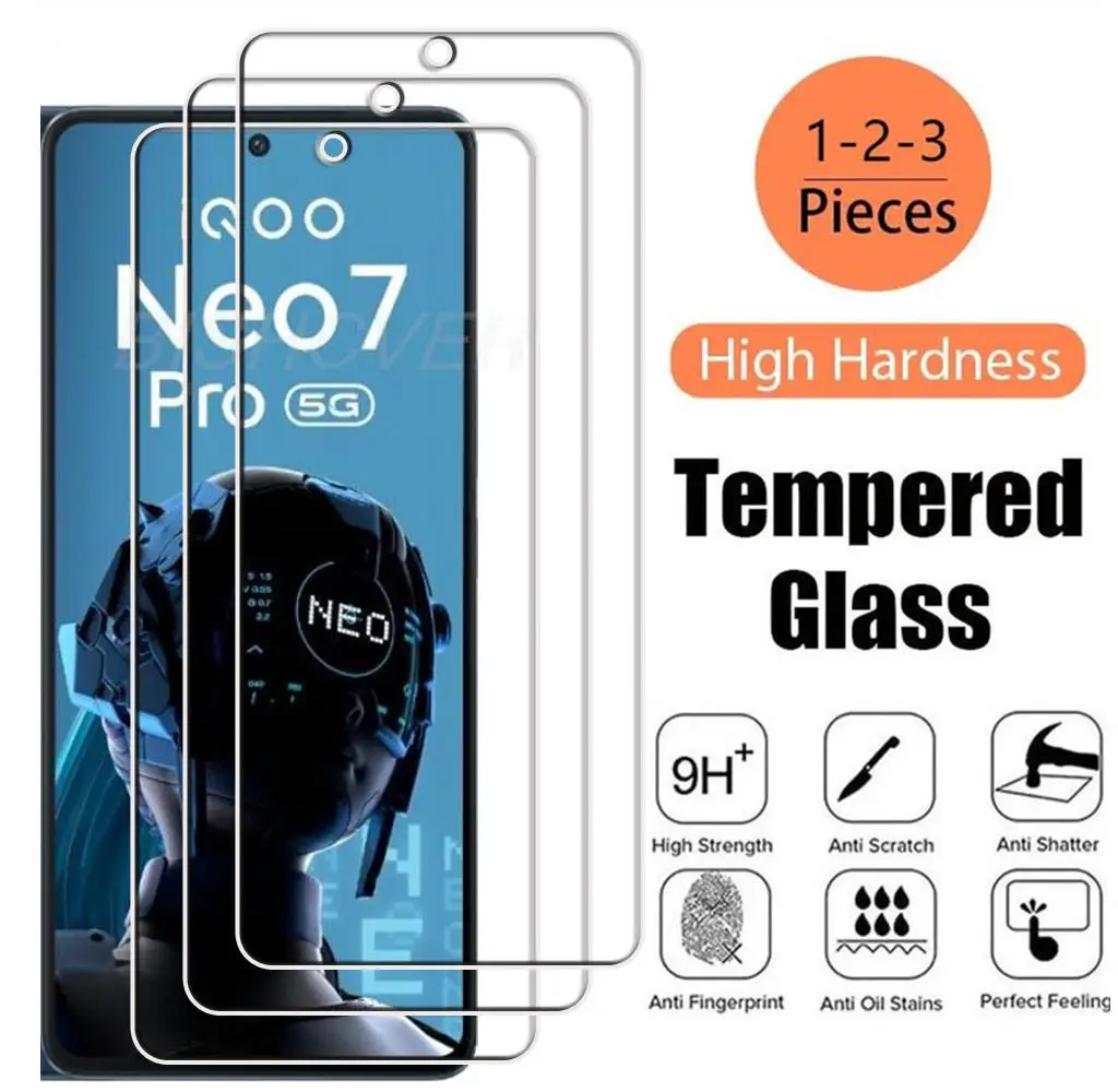 

Tempered Glass For Vivo iQOO Neo 7 Pro Neo 7 Racing V2232A iQOO Neo7 V2231A Screen Protective Protector Phone Cover Film